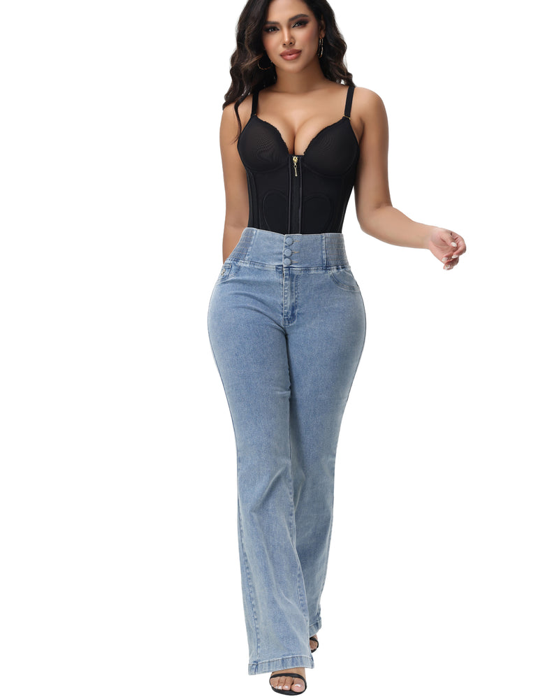 Gaines colombiennes Sculptante à Motif Cœur – Effet Taille de Guêpe & Ventre Plat